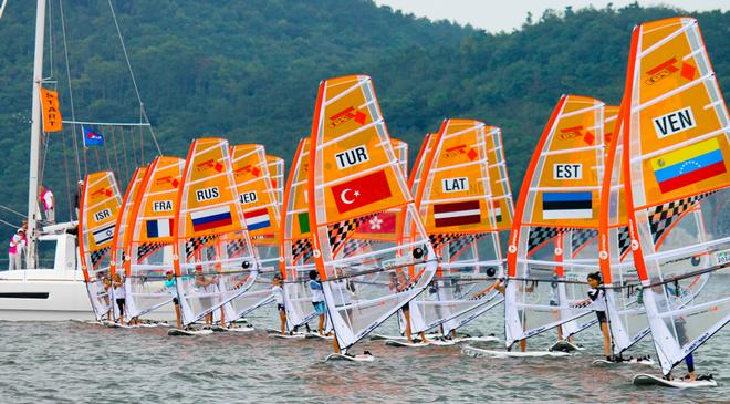 Nanjing 2014 - 17 Aug - Practice Race - Nanjing 2014 Youth Olympic Sailing Competition © ISAF 